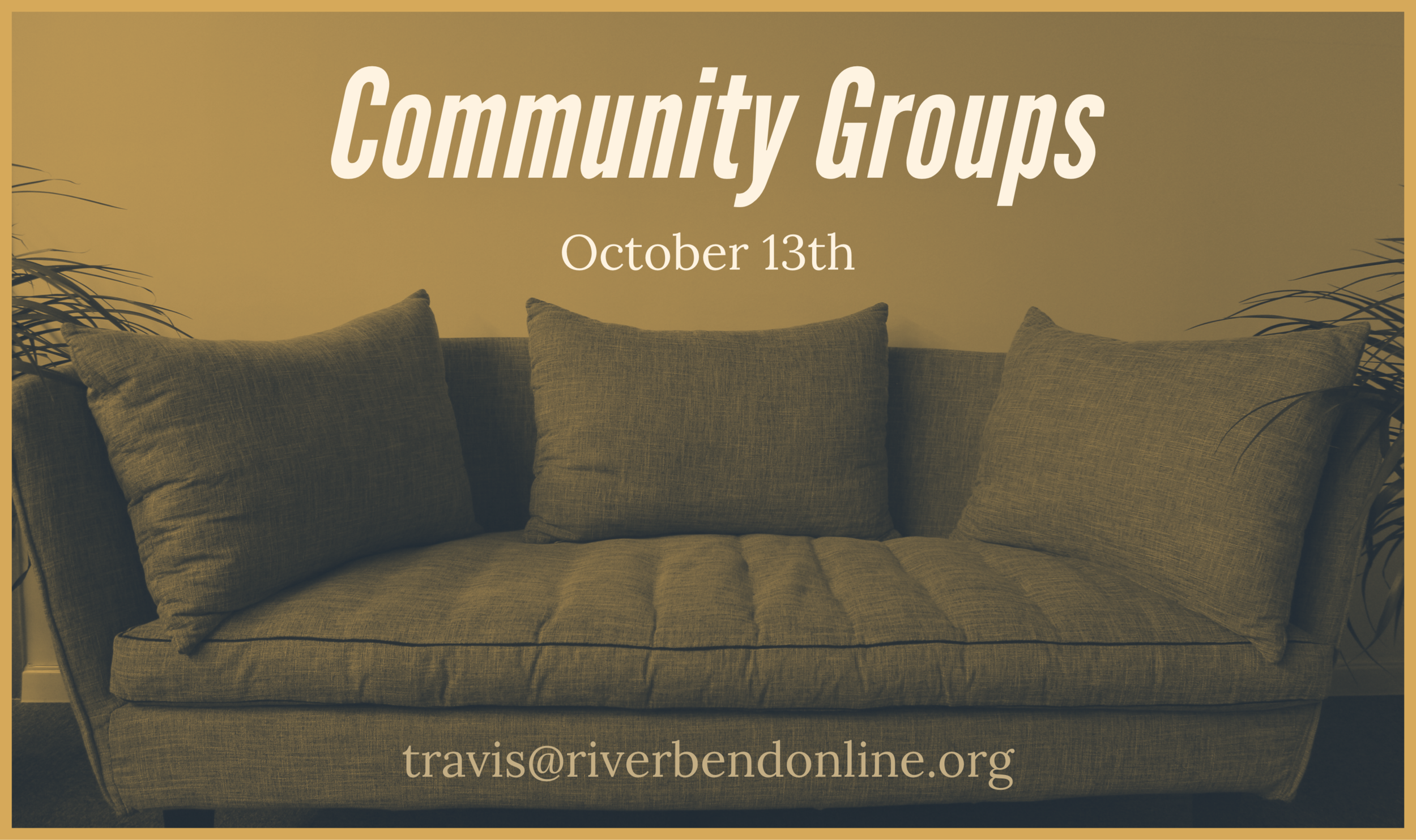 Community Groups - Fall Launch