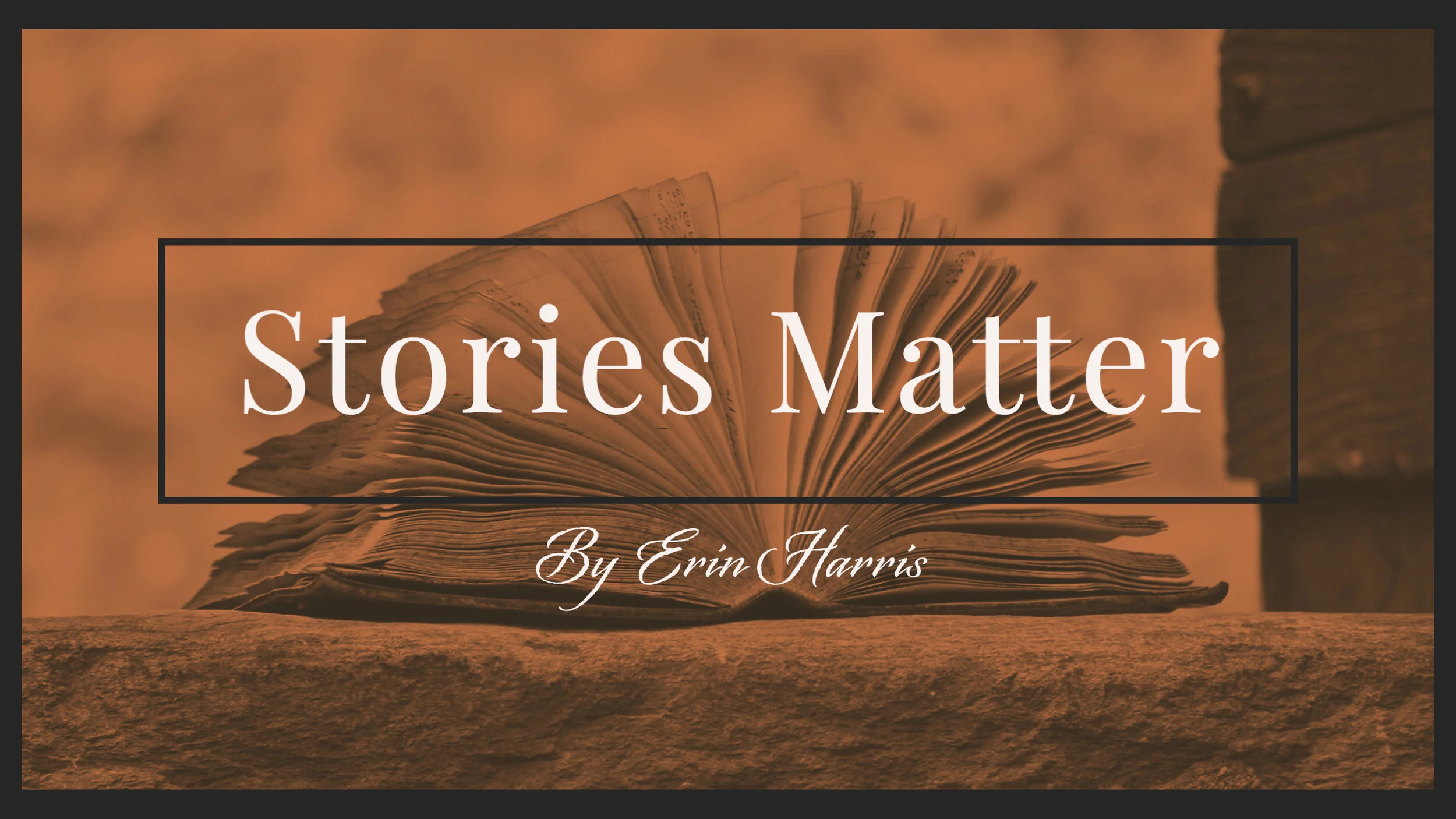 Stories Matter - Blog Post by Erin Harris