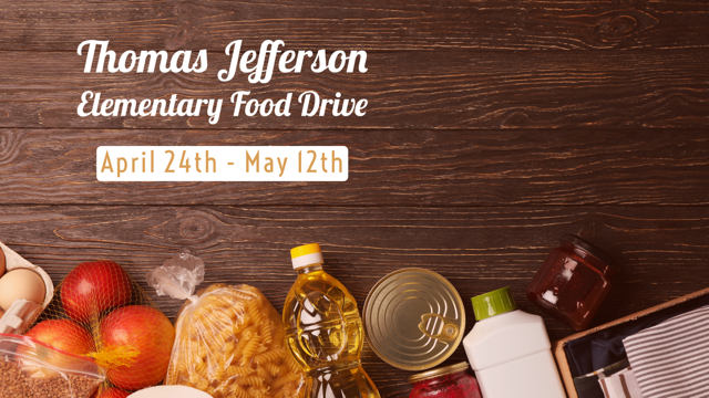 Thomas Jefferson Elementary Food Drive