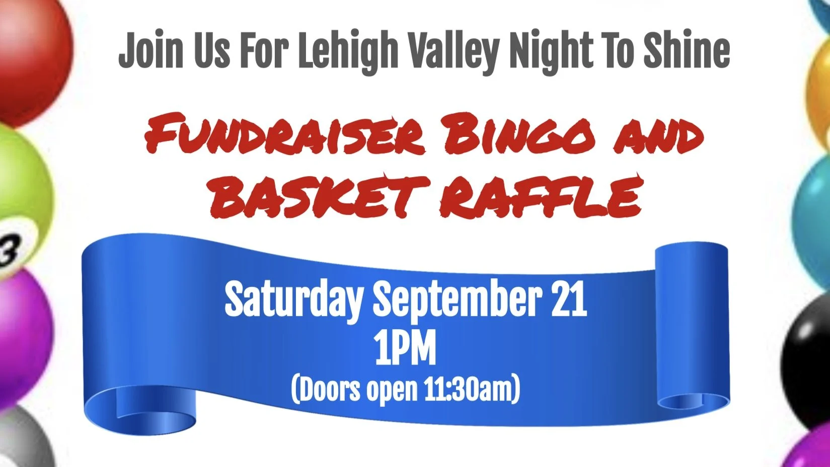 Night to Shine Bingo  and Basket Raffle Fundraiser