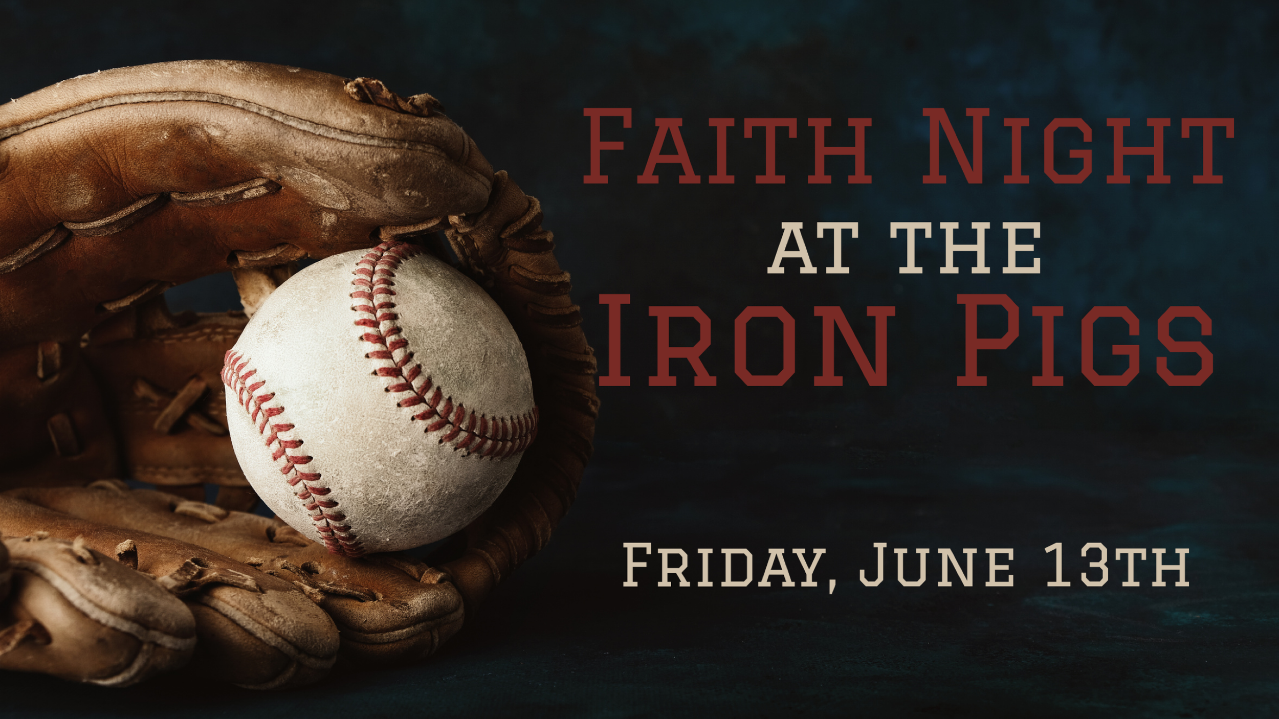 Faith Night at the Iron Pigs