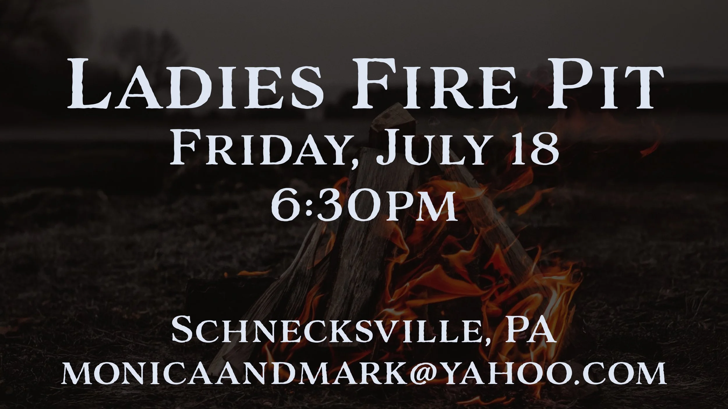 Women's Fire Pit Night