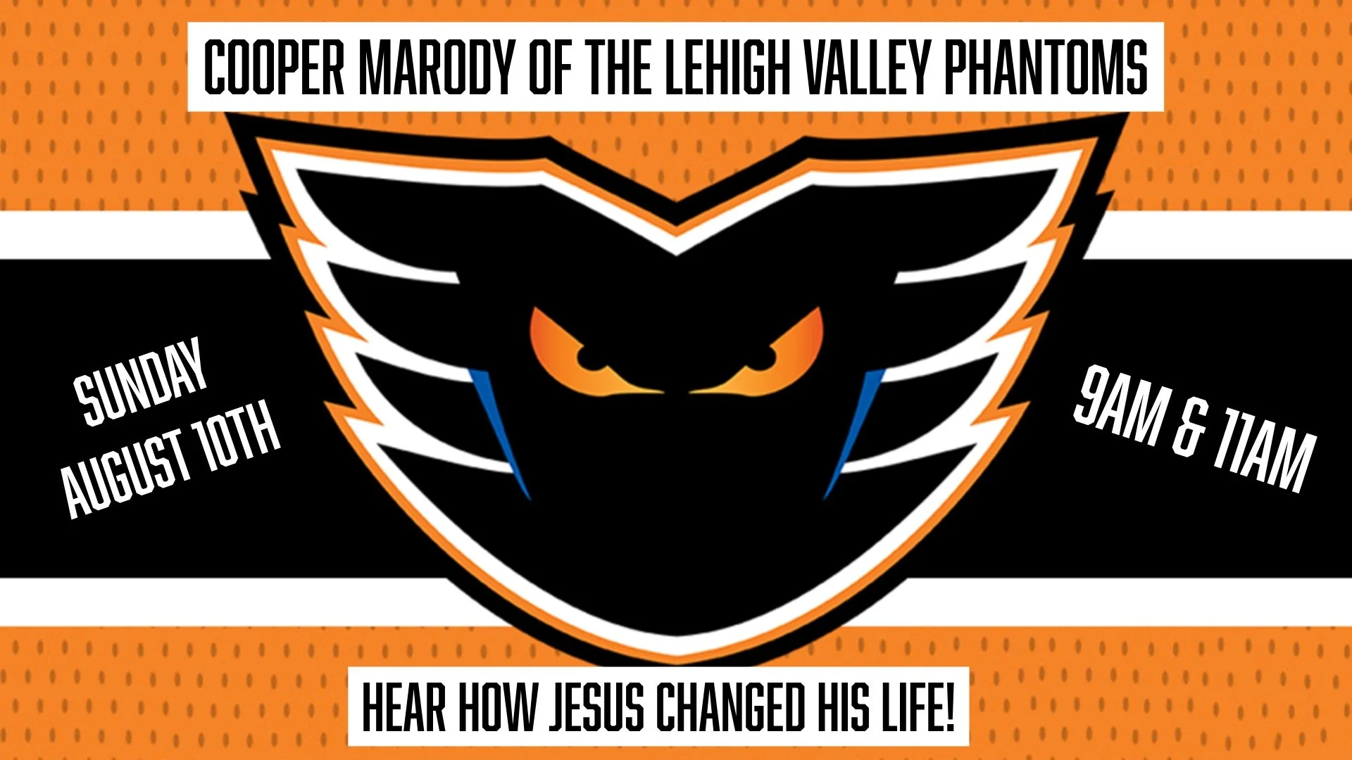 Cooper Marody of the Lehigh Valley Phantoms will be joining us