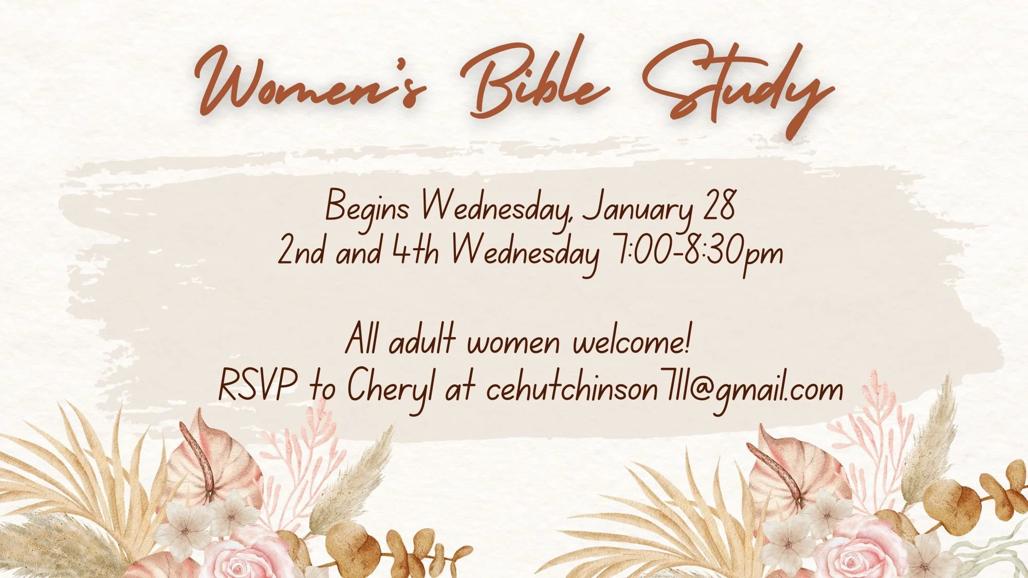Women's Spring Bible Study