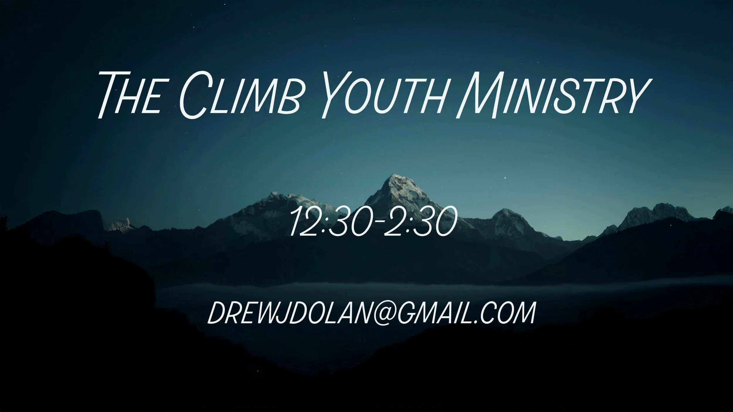 The Climb Youth Ministry