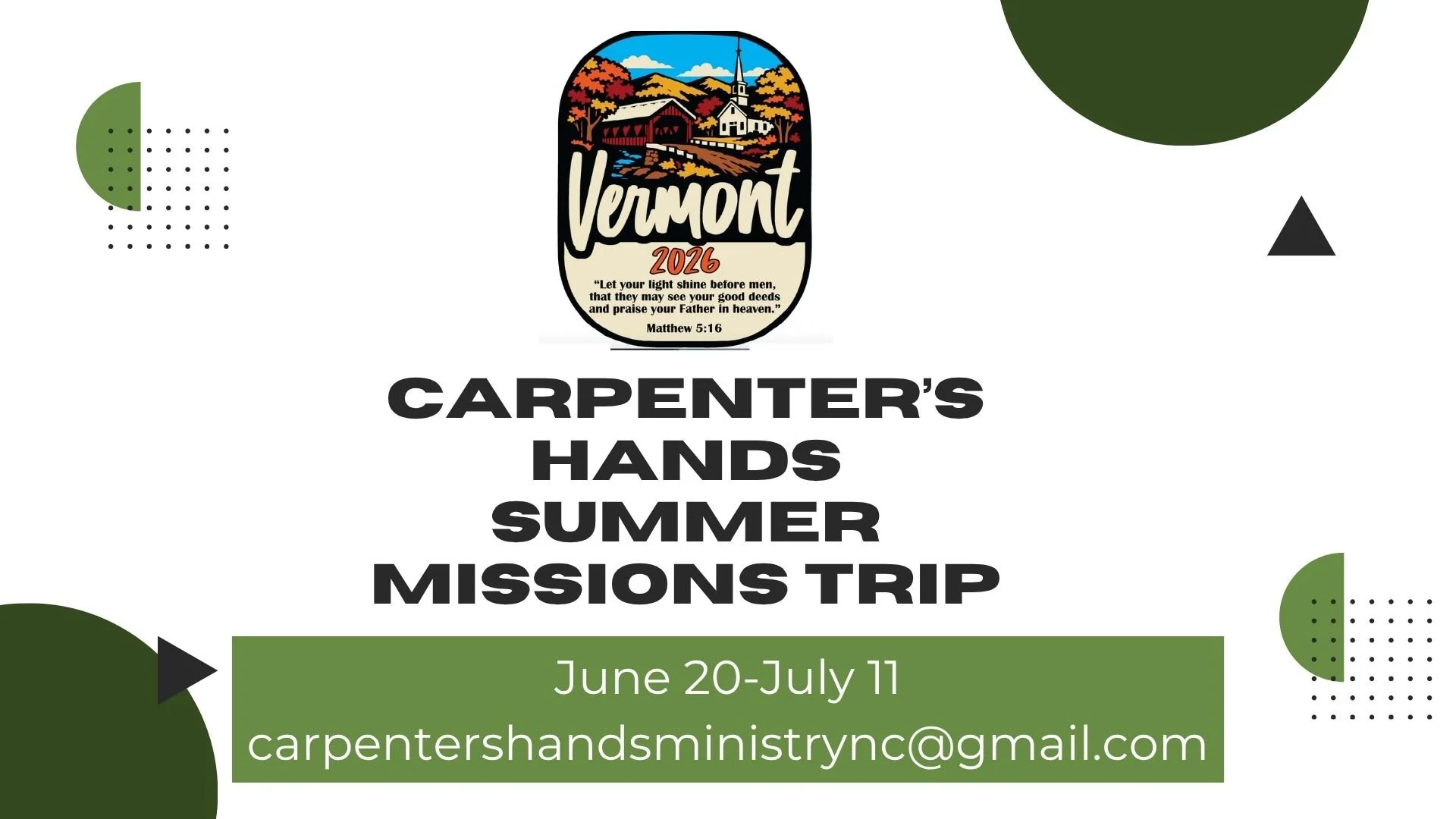 Carpenter's Hands Missions Trip