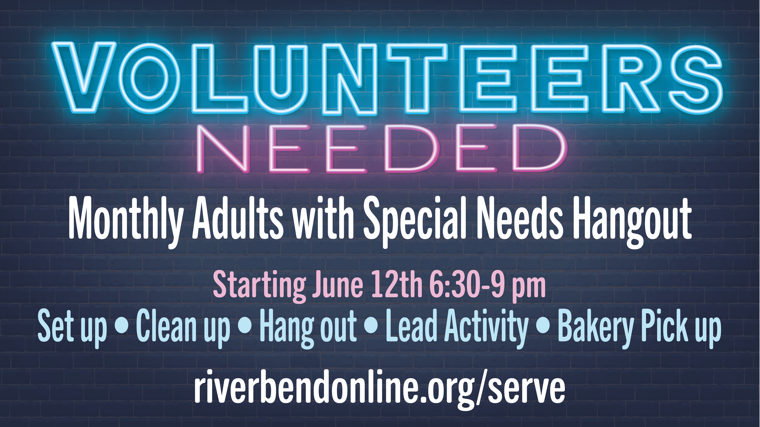 Friday Night Adults with Special Needs Hangout