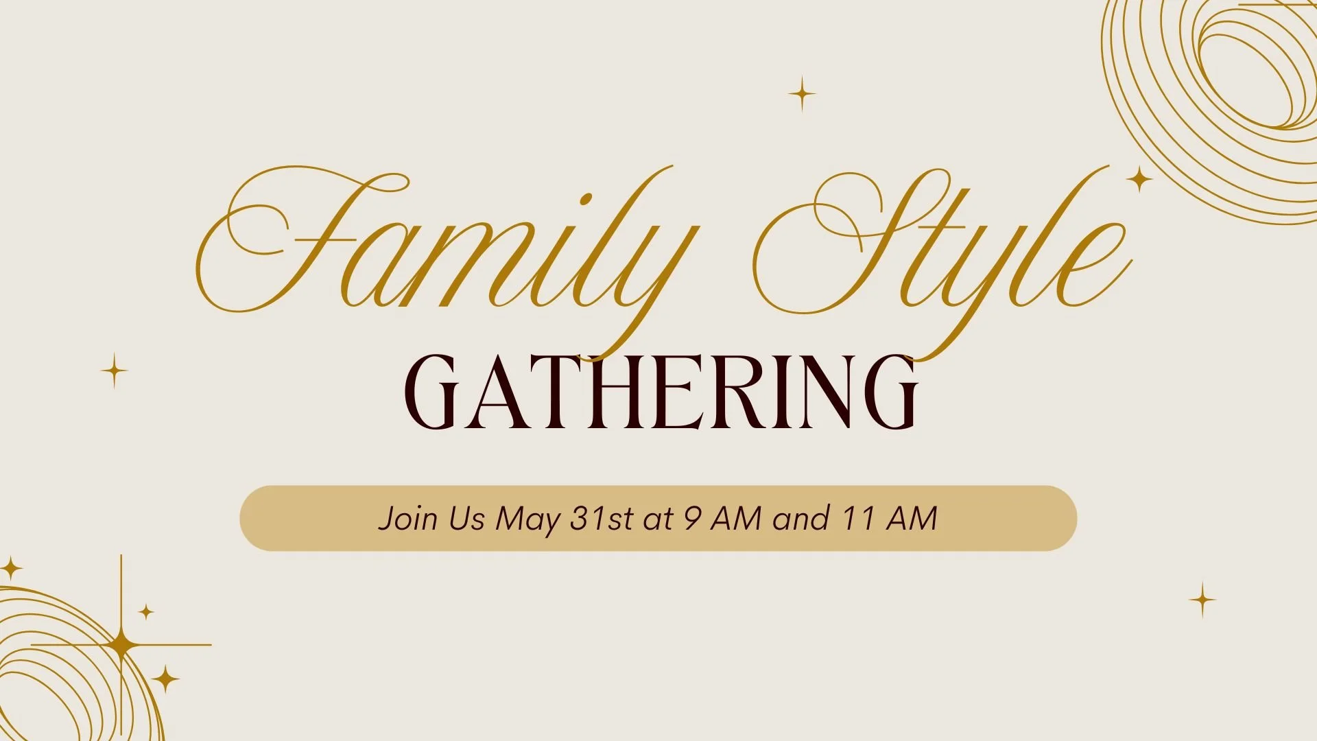 Family Style Gathering