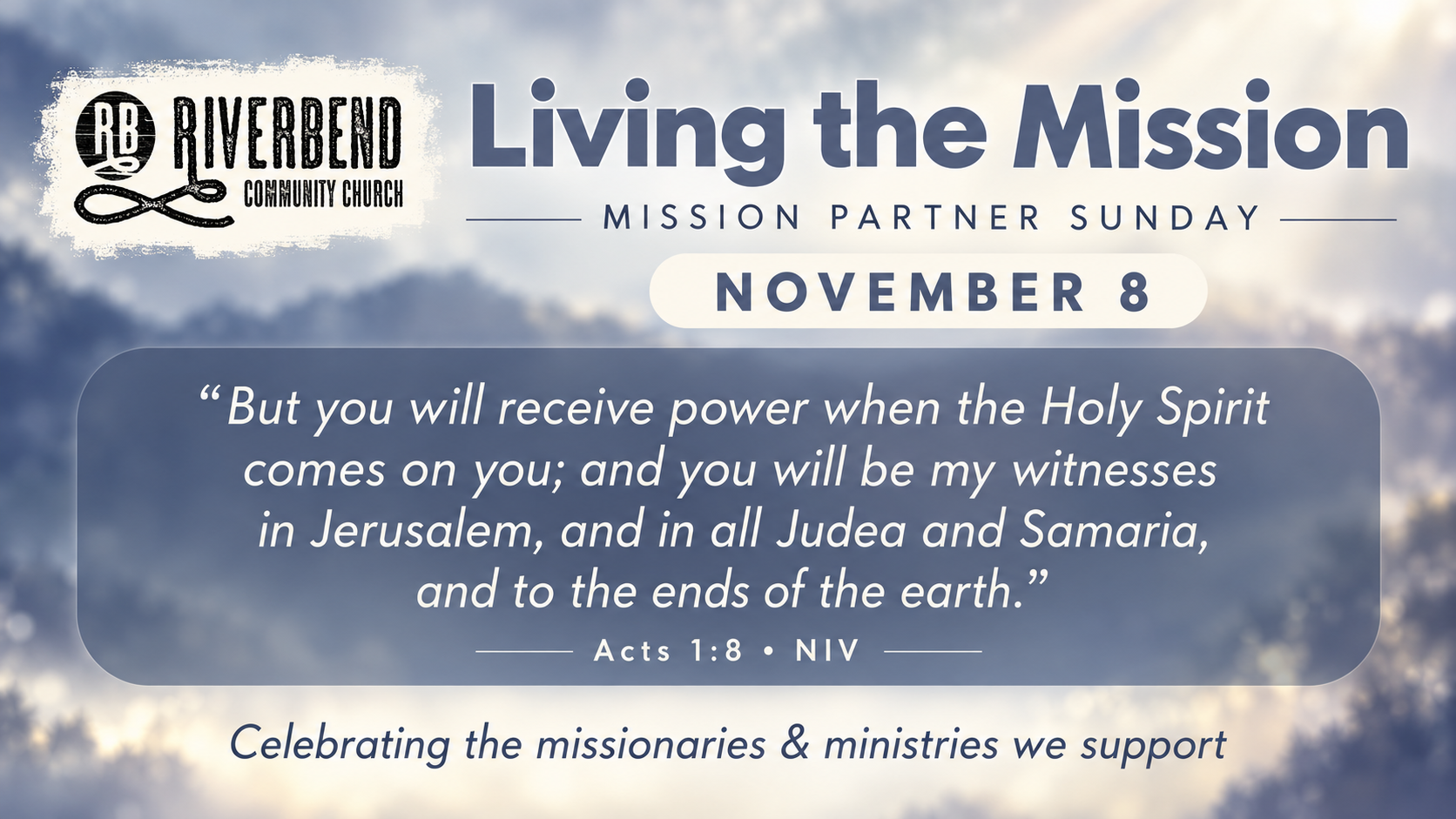 Mission Partner Sunday