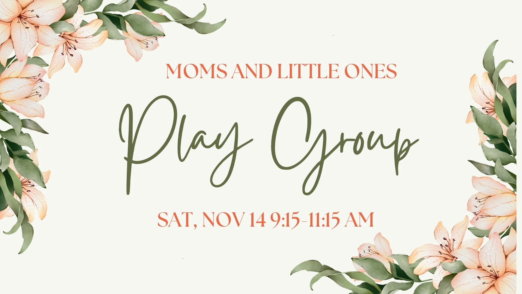 Moms and Little Ones Playgroup 