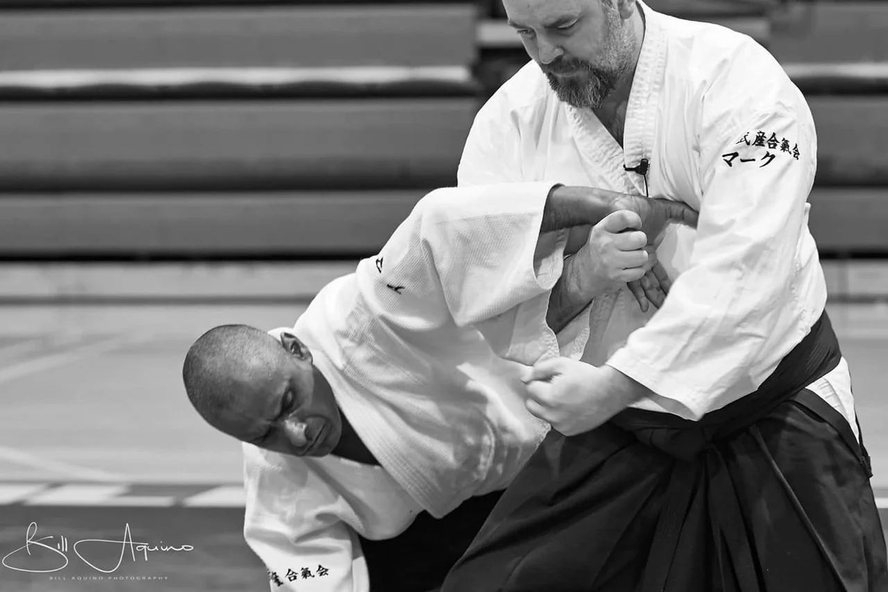 Mark Larson Sensei and Ama Mann Sensei