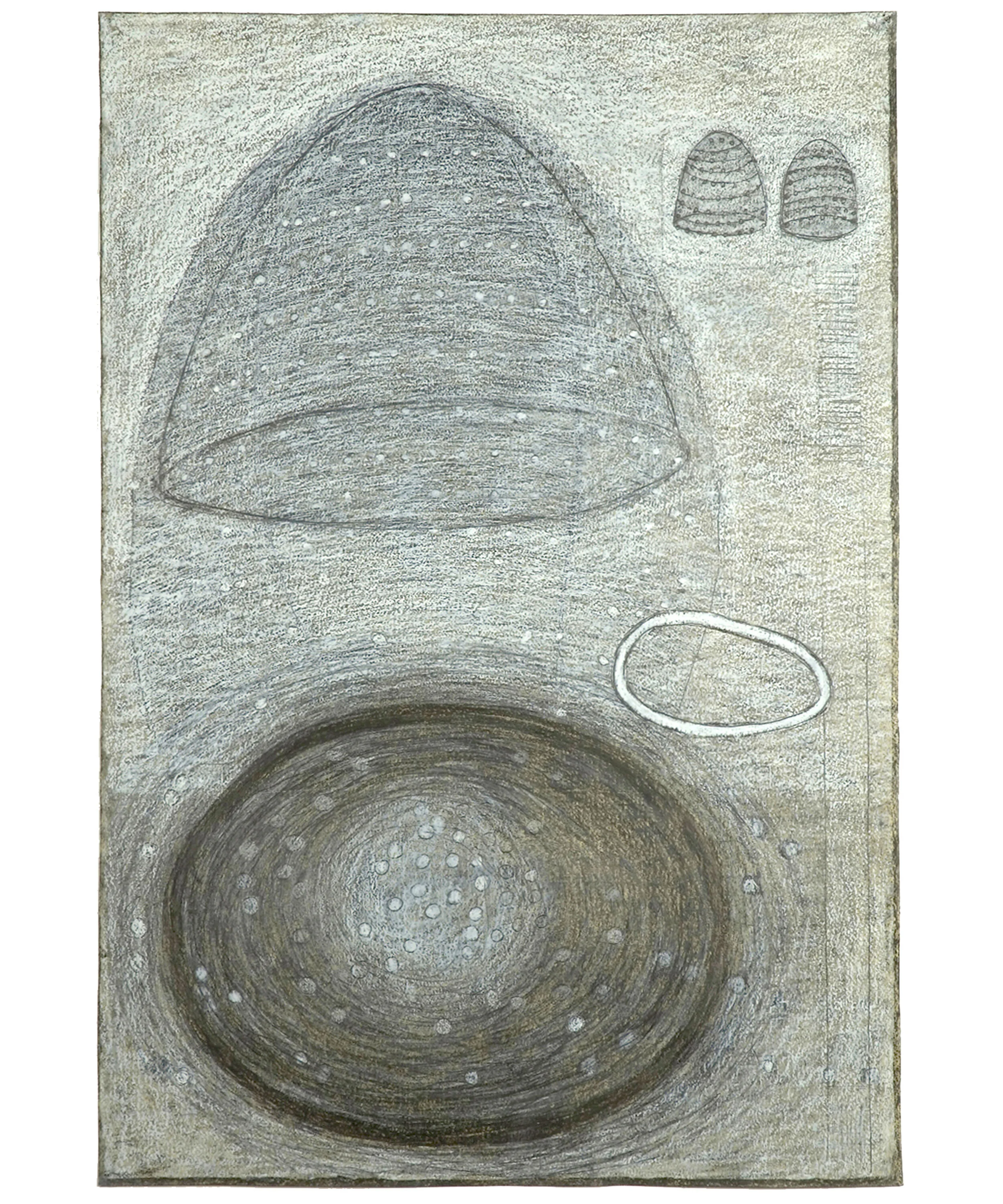 drink from that pool graphite and oil pastel on paper 32 x 21.75” 2008