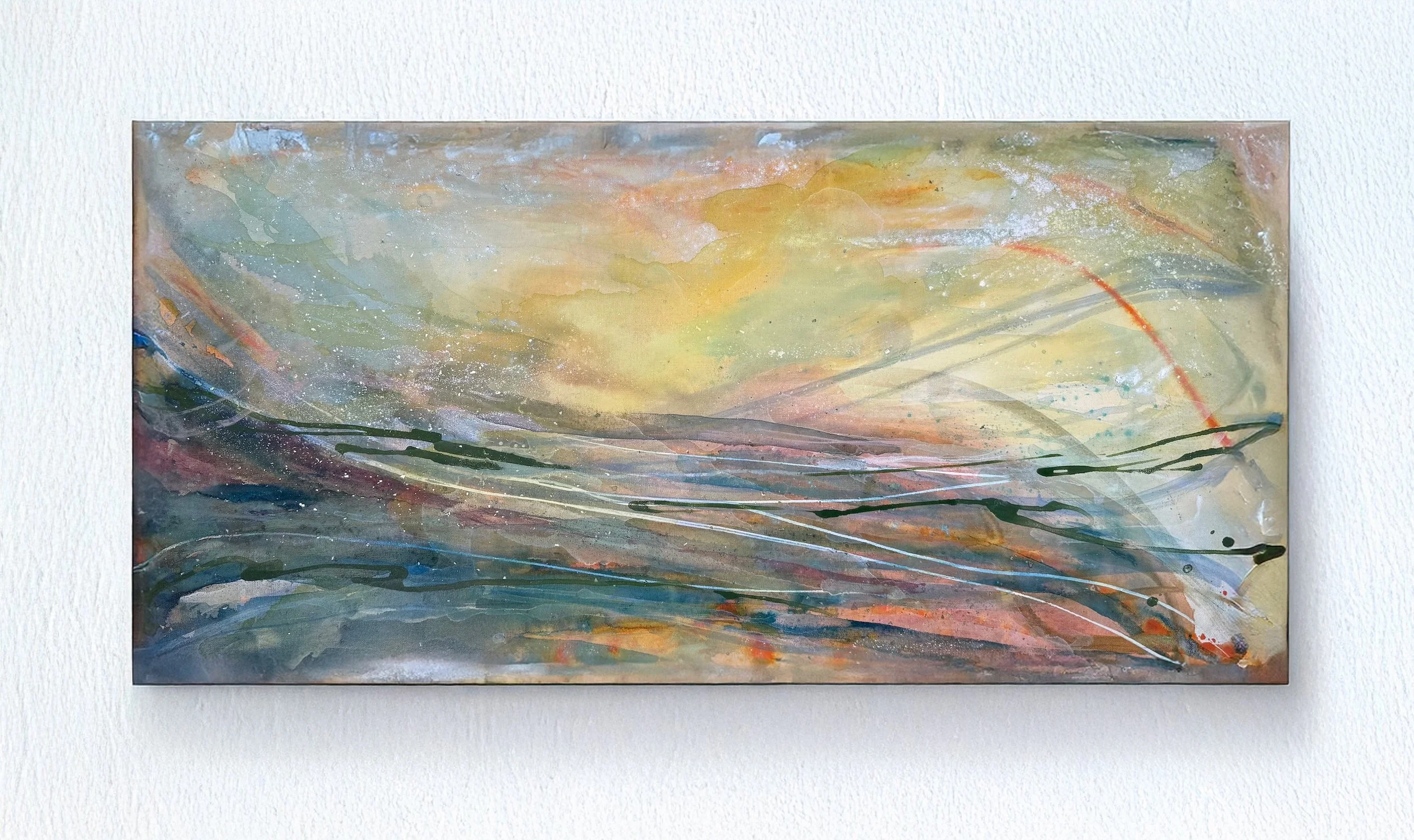 Terrill Warrenburg 1_Sunshine State_2026_Acrylic, iridescent pigment, and spray paint on canvas_24 x 48 x 2 in.jpg