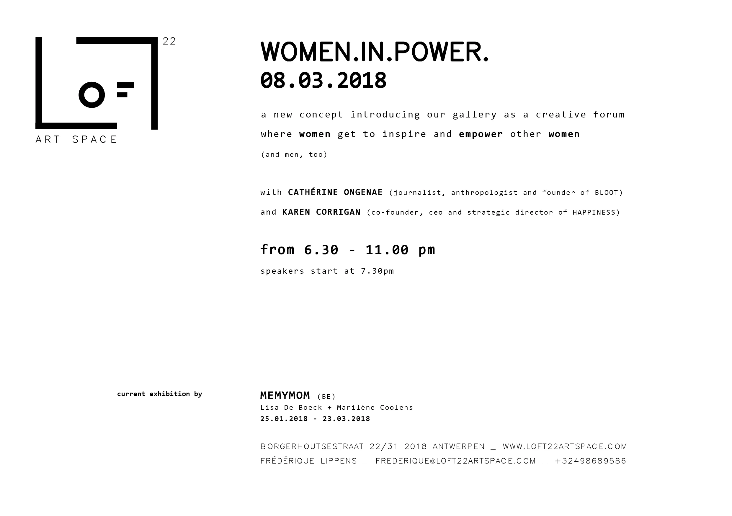 LOFT22 art space_invitation_WOMEN IN POWER 08.03_back_speakers.jpg