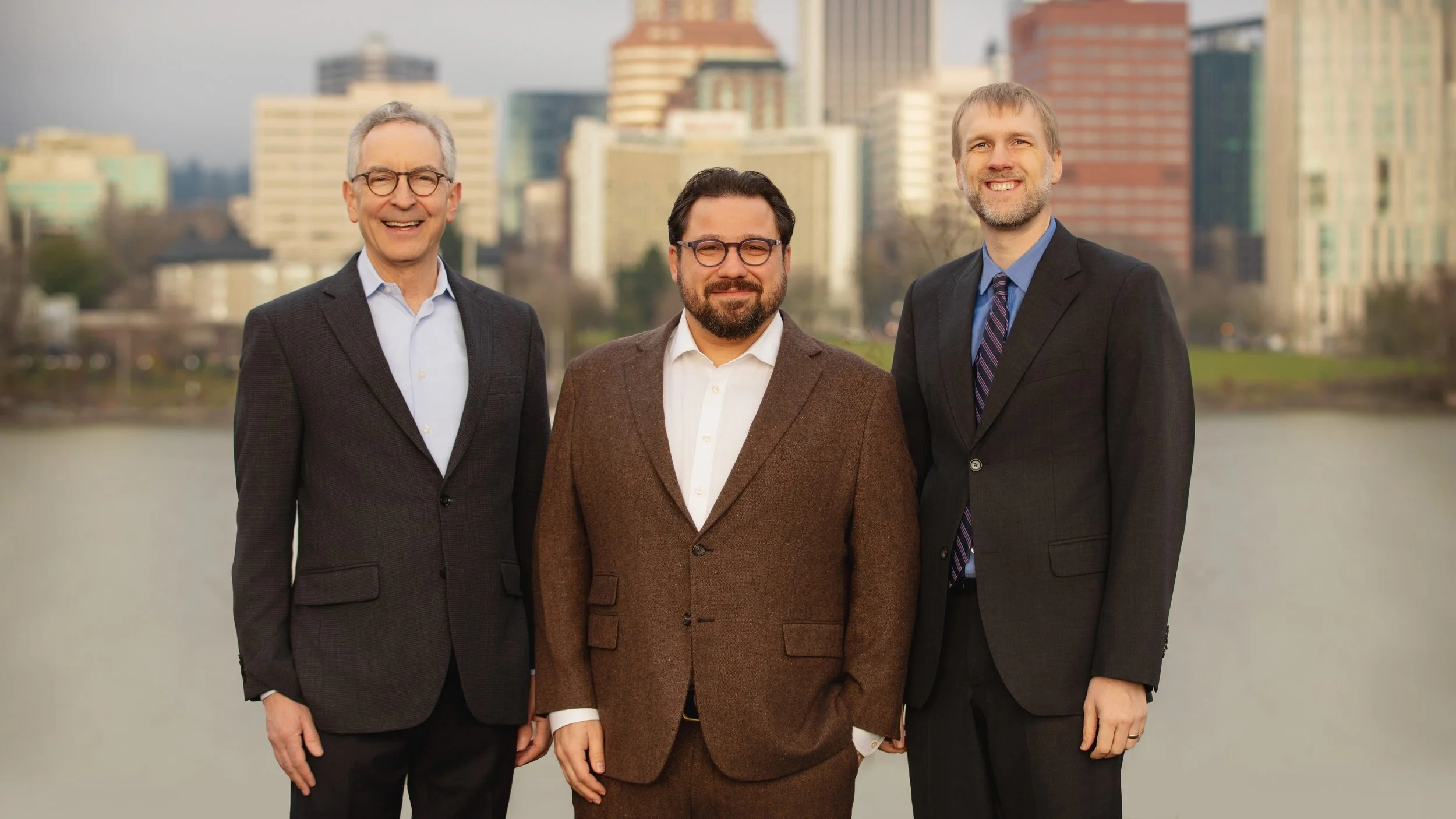Attorneys Jonathan Barg, Jonathan Singer, and Cody Hoesly