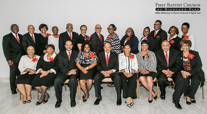 Members of the First Baptist Church of Highland Park, MD