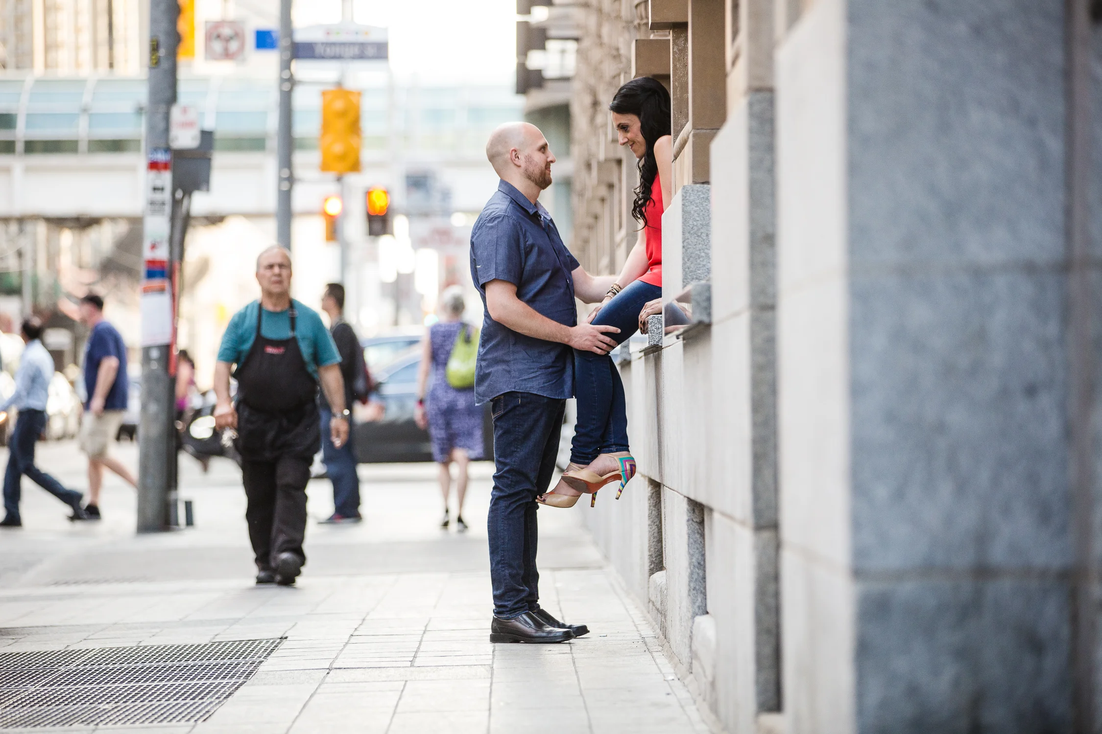 Downtown Toronto & City Hall Engagement Shoot | Derrel Ho-Shing