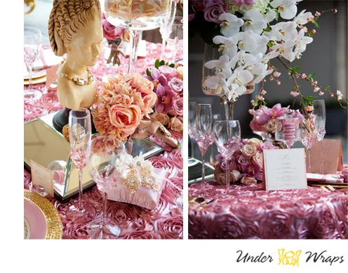 UNDERWRAPS DECOR - DECOR Stella and Julie are driven by the passion they share for stunning weddings and event planning. Their ability to mix ideas, styles and trends has allowed them to move into the forefront of the event planning business. CLICK HERE to contact Underwraps Decor