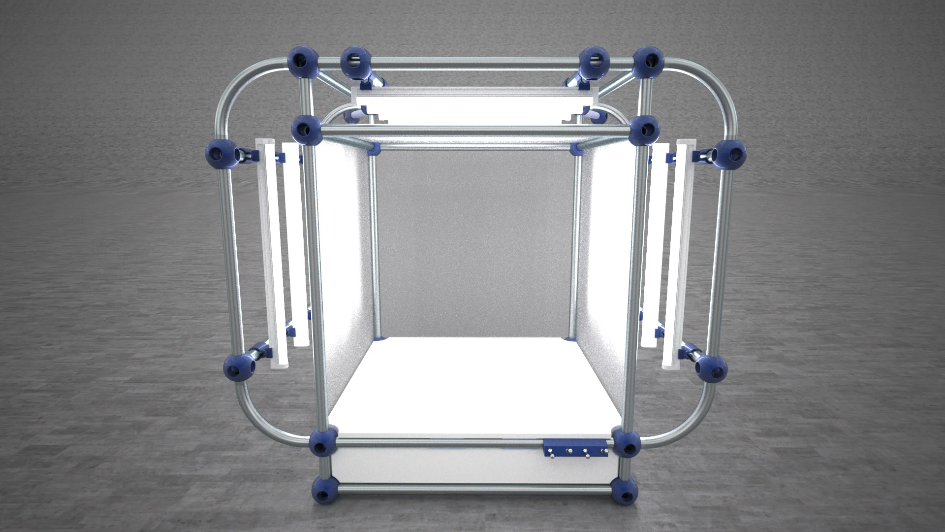 Modular light box for product photography. 