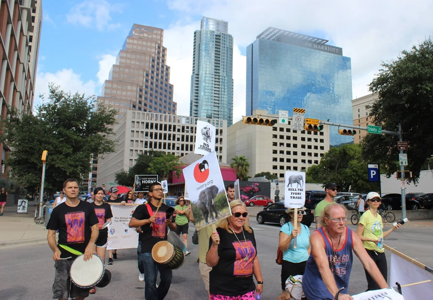 The Global March ATX crowd was from all walks of life and passionate about saving WILDLIFE for future generations.