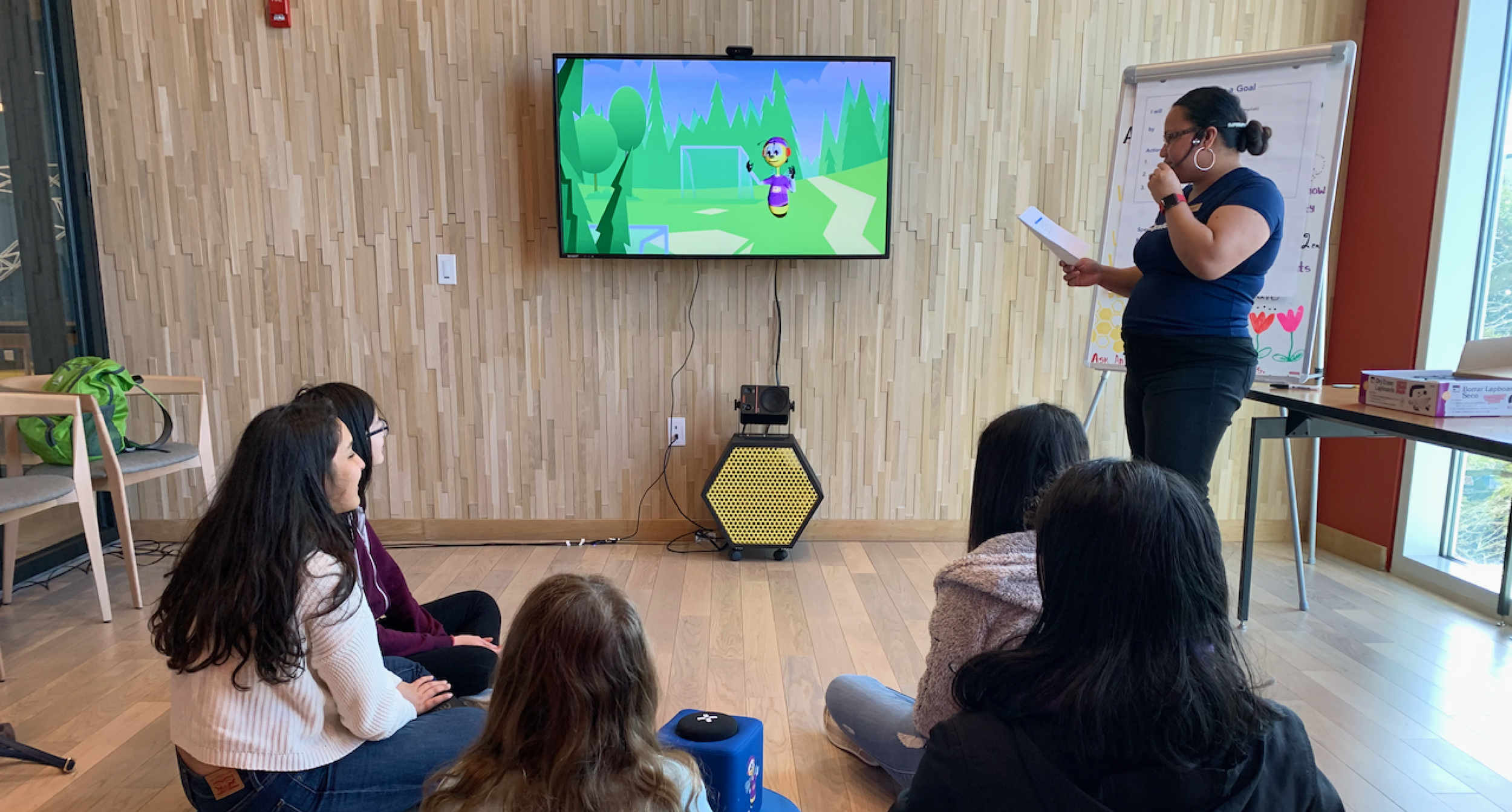 We piloted an interactive kids workshop at the Capital One Café to explore this opportunity