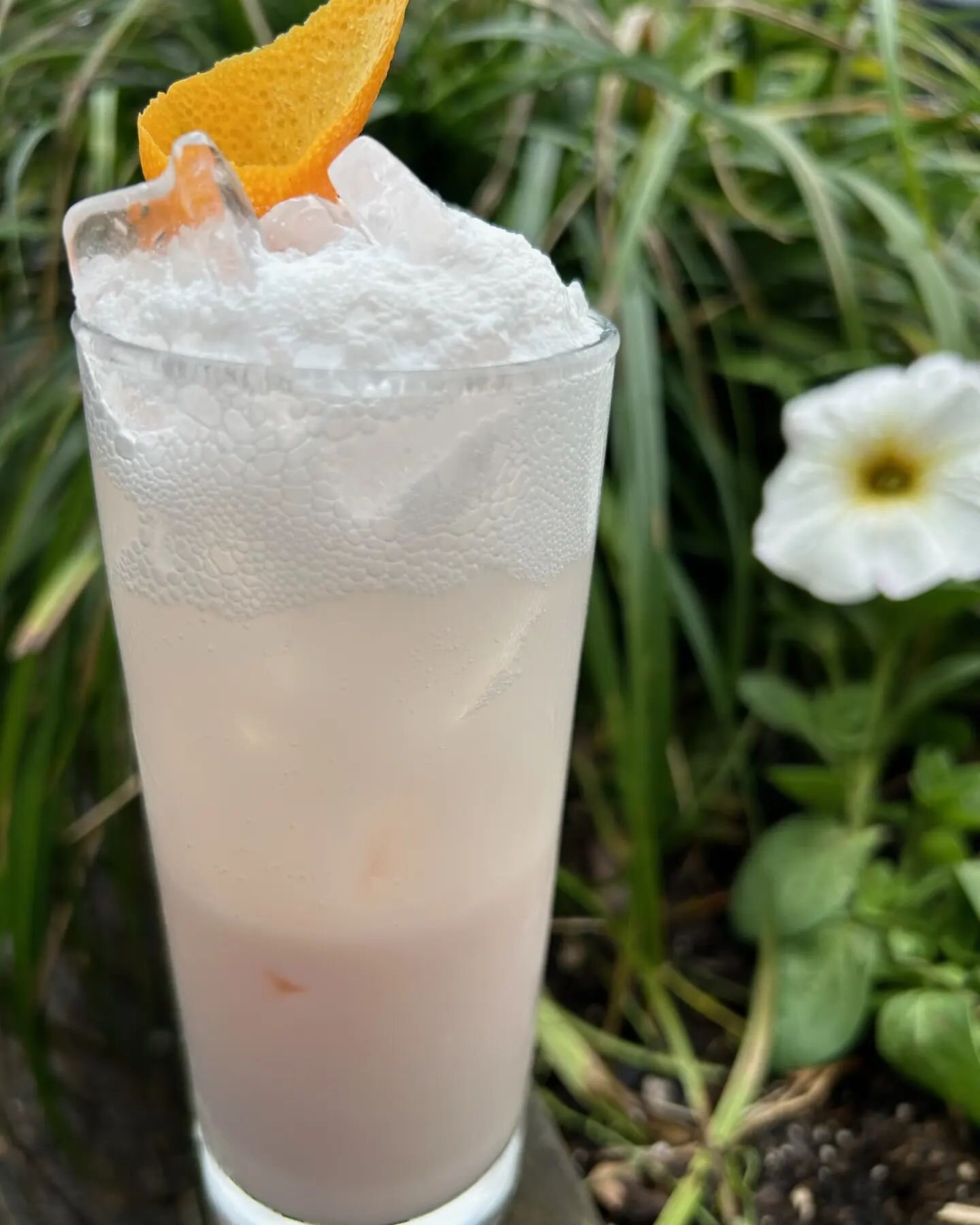Not imbibing? No worries, we have you covered! This is the newest in our NA lineup!

Love Is Blind-
@seedlipdrinks Grove, Rhubarb-Strawberry Shrub, Coconut Milk,  Lemon, Orange Bitters, Soda Water

#alcoholfree #notimbibing #springdrinks #nalifestyle