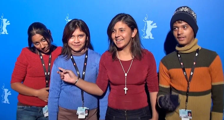 Short film protagonists during the BERLINALE Premiere