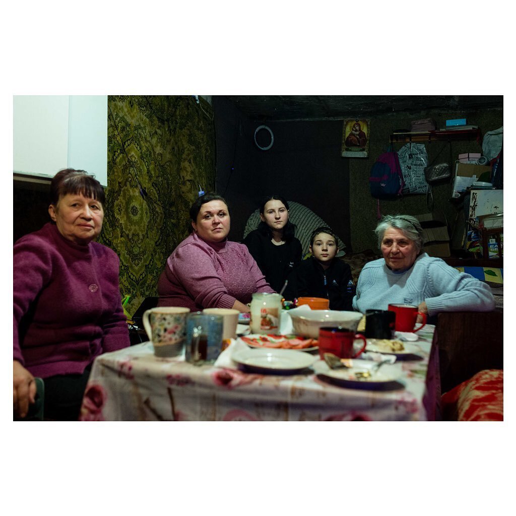 &ldquo;We are so tired of this war&rdquo; says Luba, 75 years old, &ldquo;We have been on the frontline for almost 10 years under constant shelling, our homes are completely destroyed&rdquo;.

Residents of Romanivka, a few kilometres from the front l