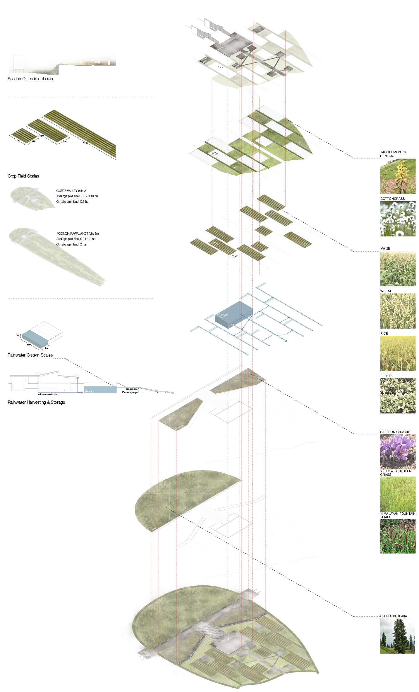 Figure 5. Integrated landscape strategies that inform the new border territory.