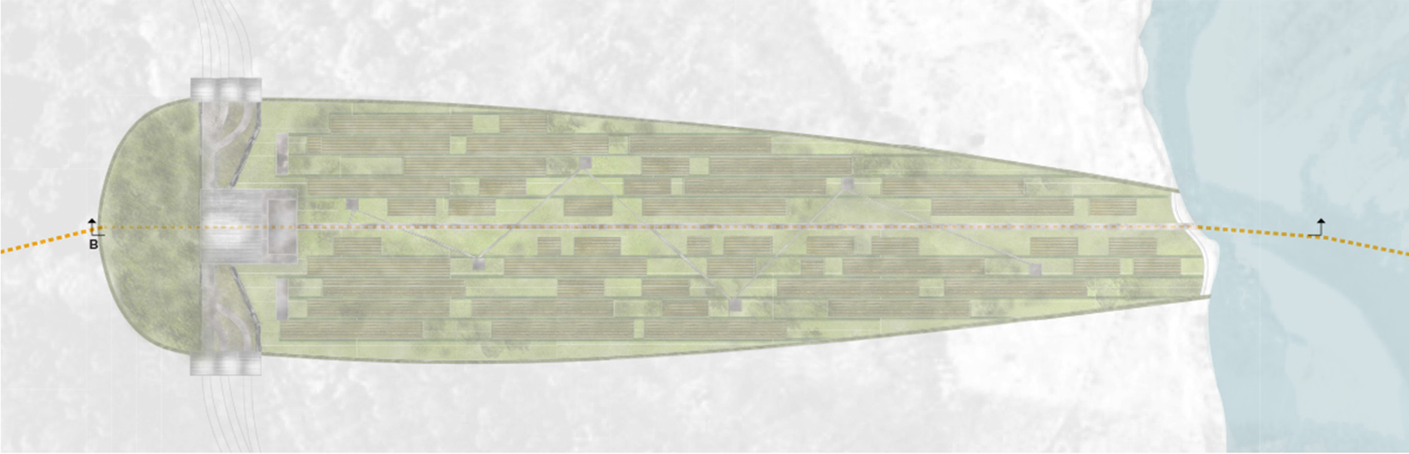 Figure 9. Plan of a proposed border territory that operates in a dense network, in the low-lying plains of Poonch.