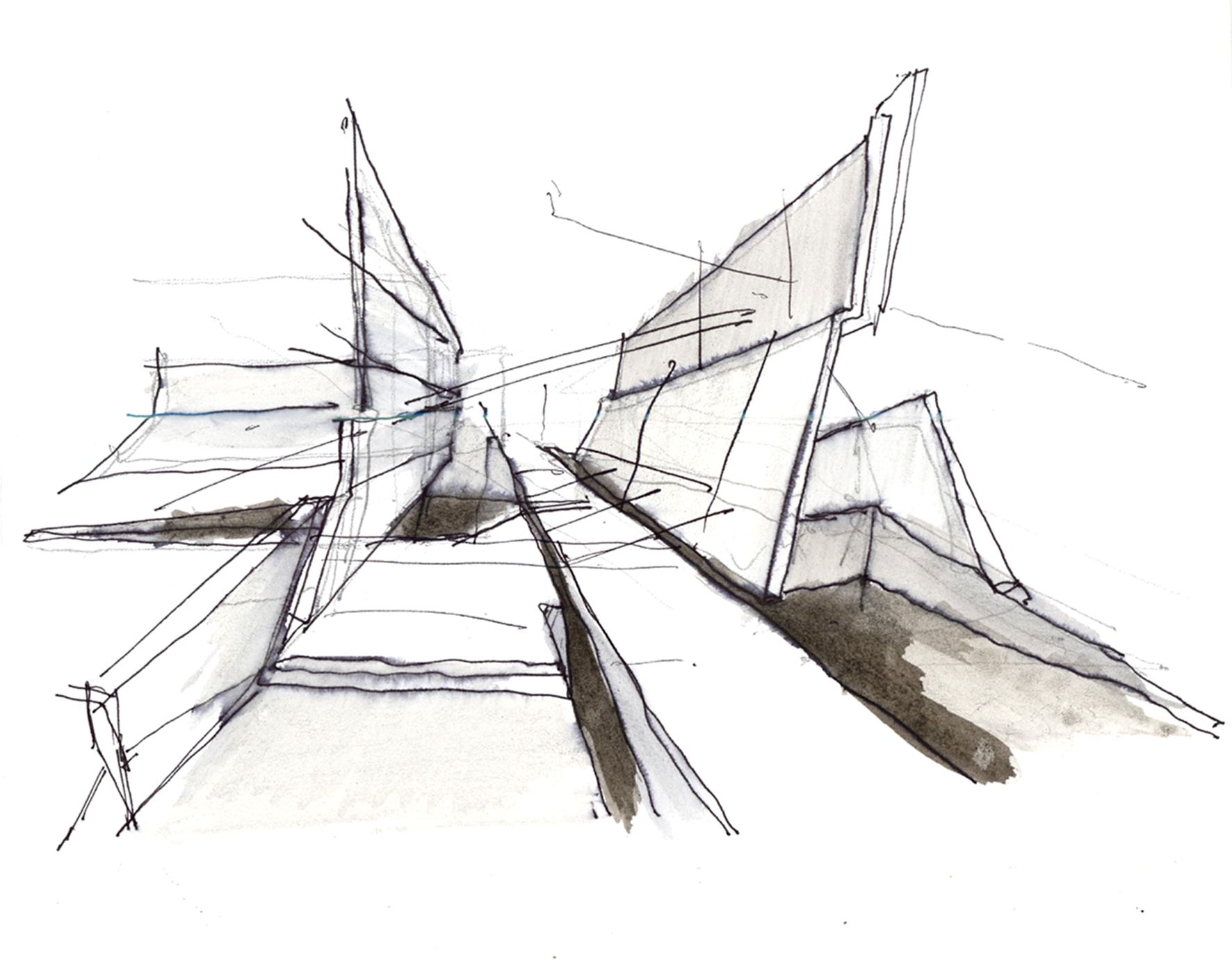 In the meantime, the new ‘lines’ created a quite wide area, a stripe enclosed between two borders.