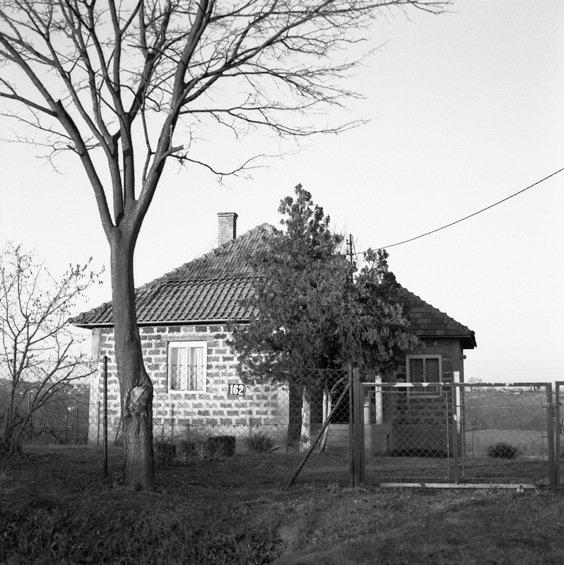 Façade of a house in a Serbian village close to the city of Niš.