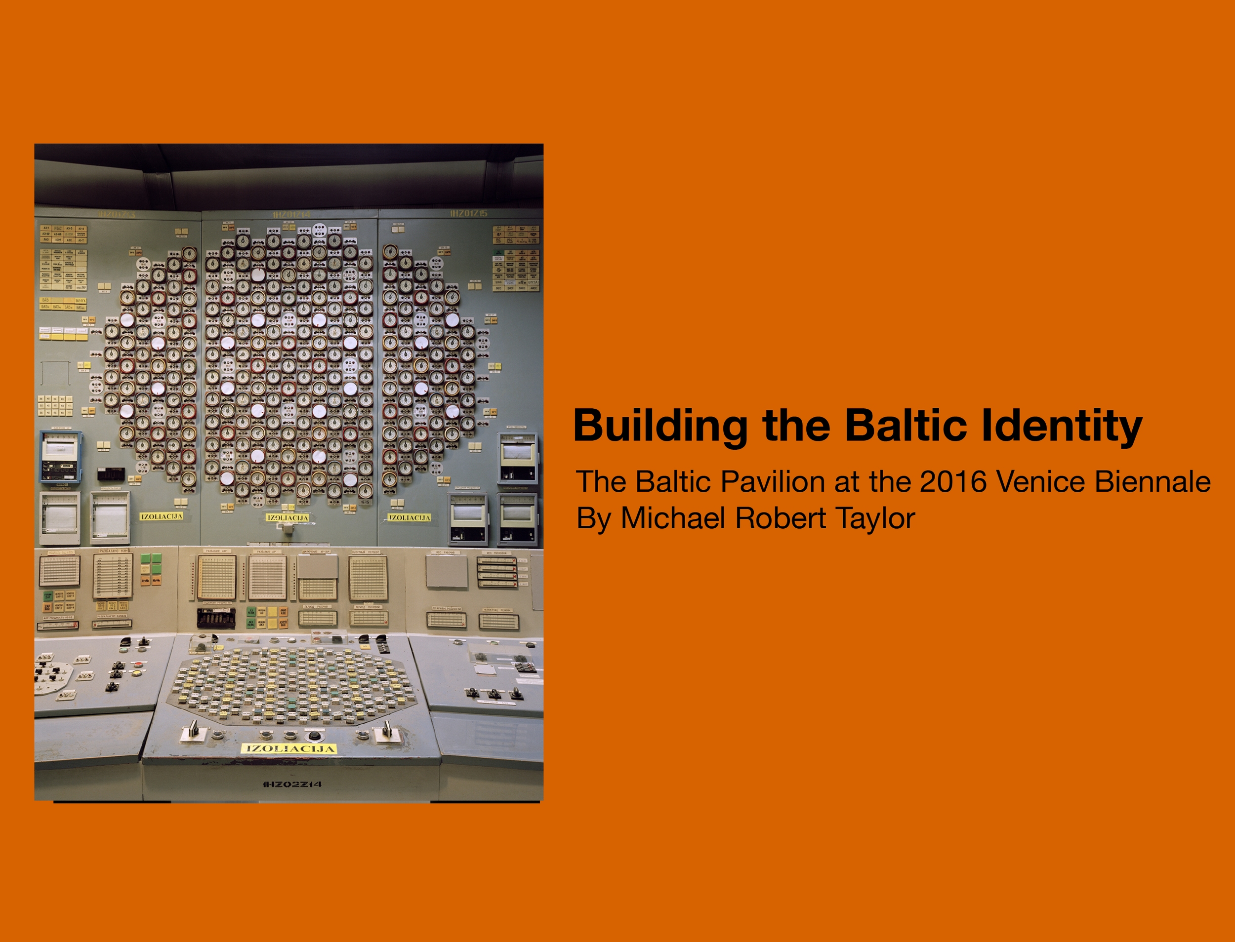 Building the Baltic Identity 