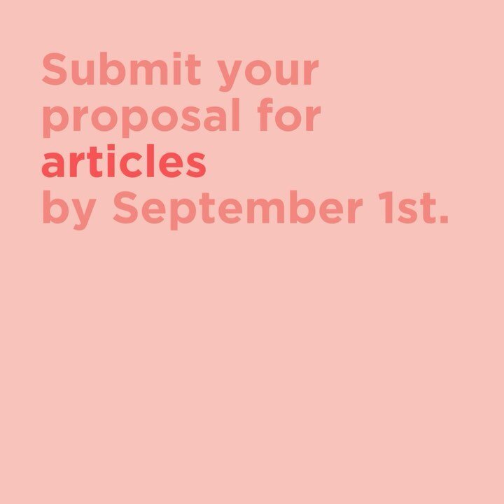 🚨Submit your work! 🚨 Our next issue will explore the idea that architecture and design is critical to the performance of diverse economies. We are interested in essays, research, design work, NFT projects, and conceptual projects that explore the r