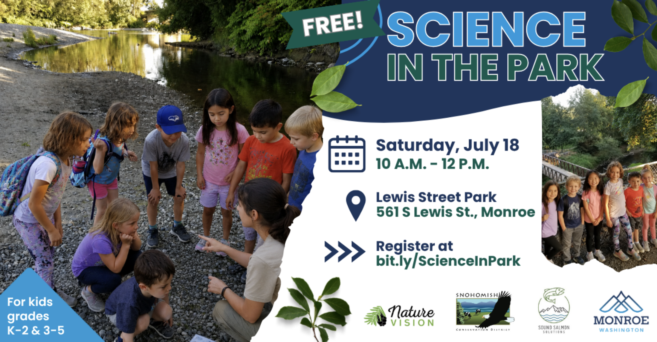 Science in the Park with the City of Monroe