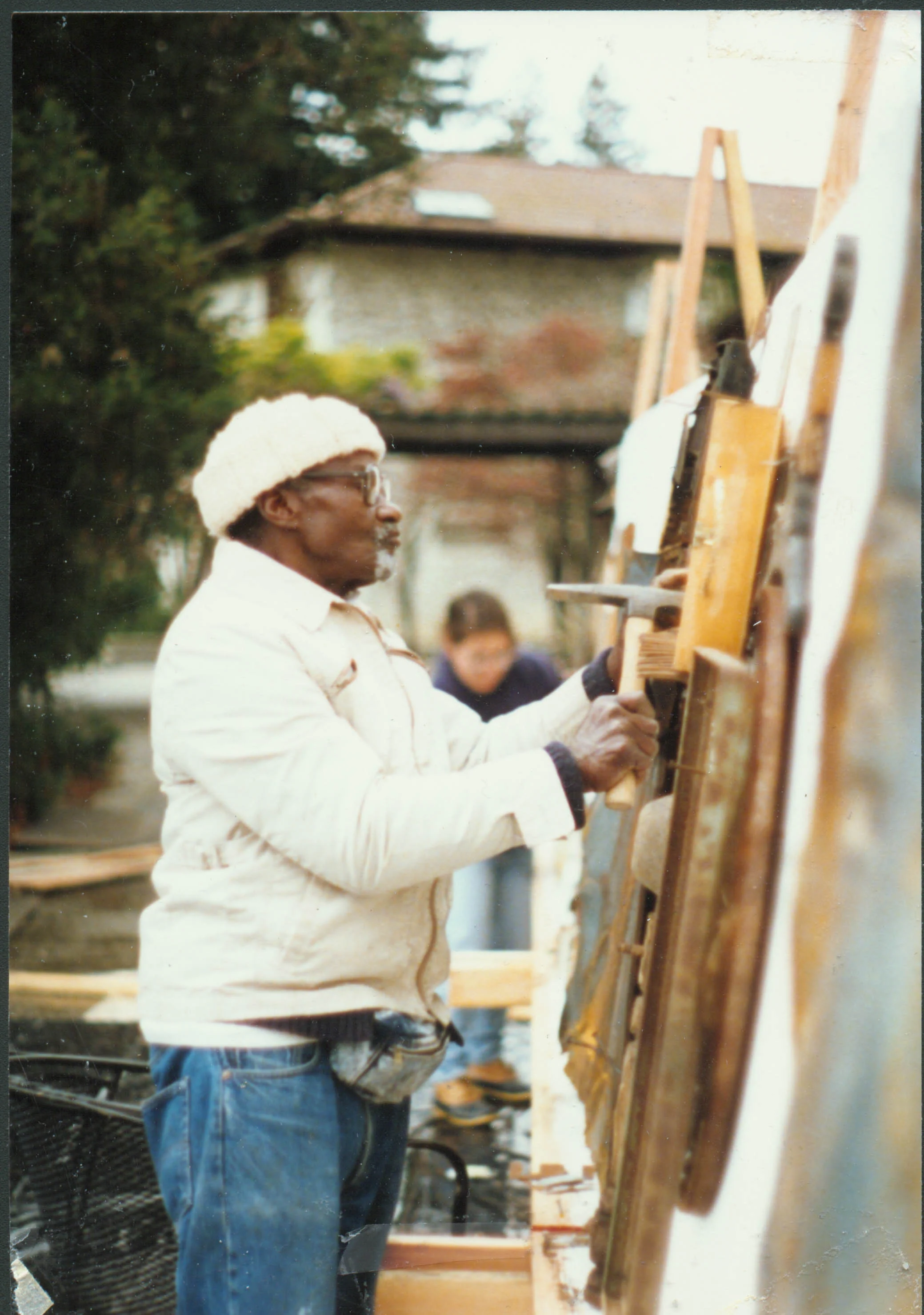 Noah at Cowell College, UC, Santa Cruz, 1990