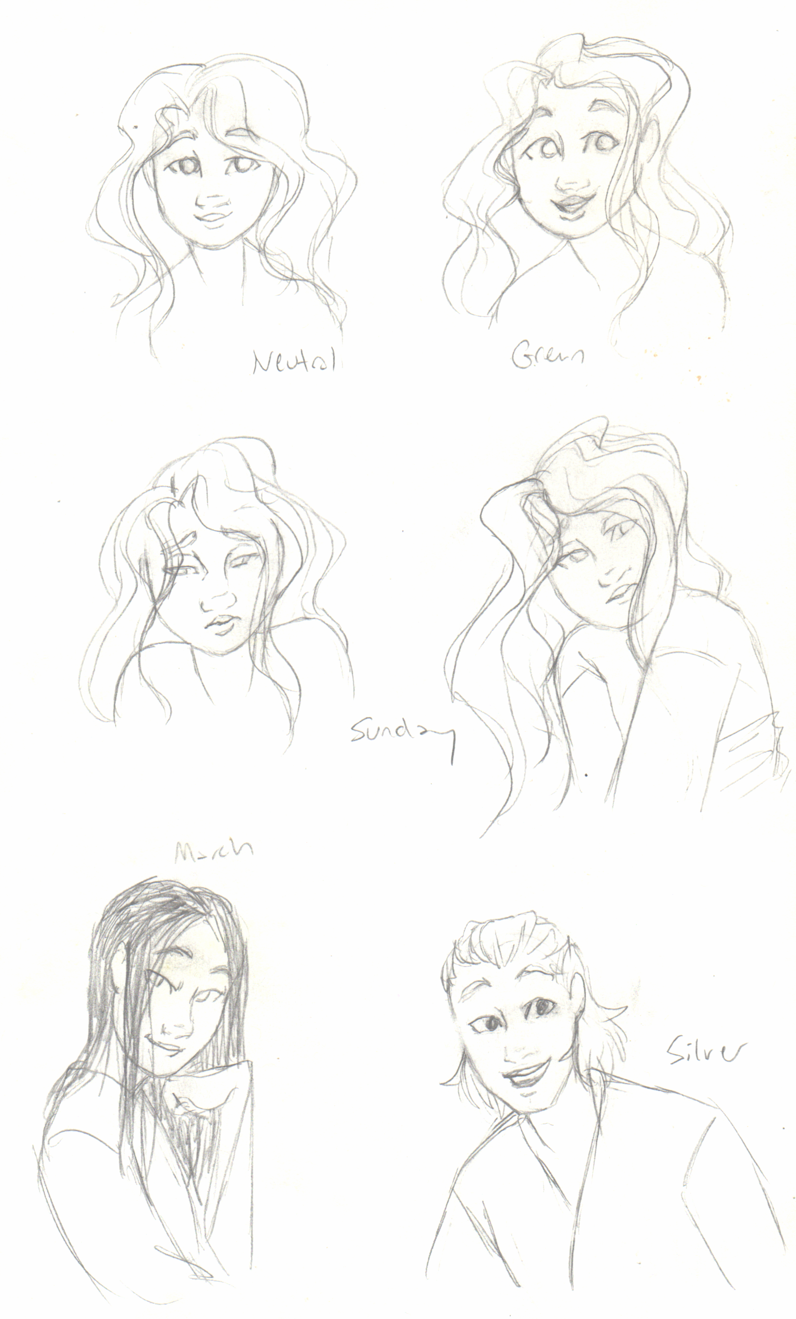 Green Story Character Concepts