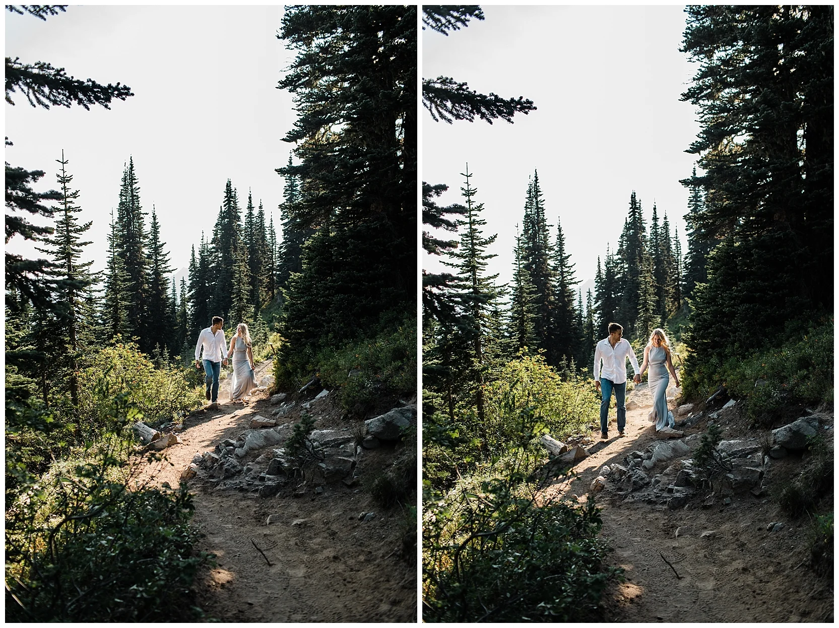 Mount Rainier National Park Engagement Session at Tipsoo Lake | Lindsey Ramdin | L.A.R. Weddings | Seattle Wedding Photographer | Cleveland Wedding Photographer