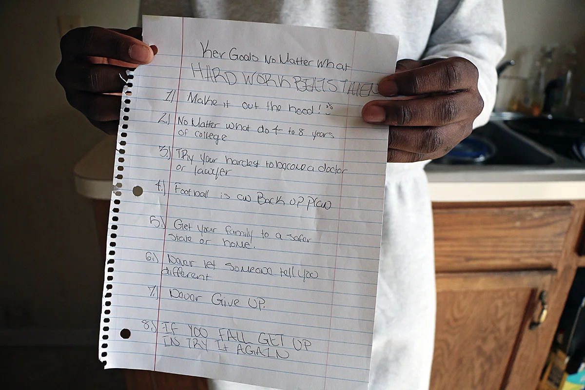 Kevin's goals. Detroit, 2015. 