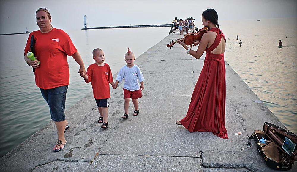 Yuri Namkung, Violinist. Frankfort, Michigan.