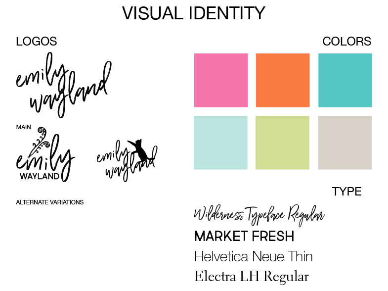 Emily Wayland: Brand Identity