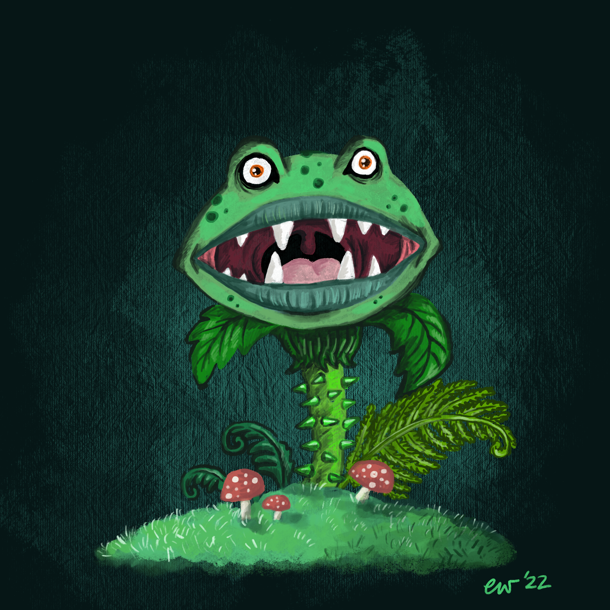 Drawlloween_6:_Botanical_Beasts.png