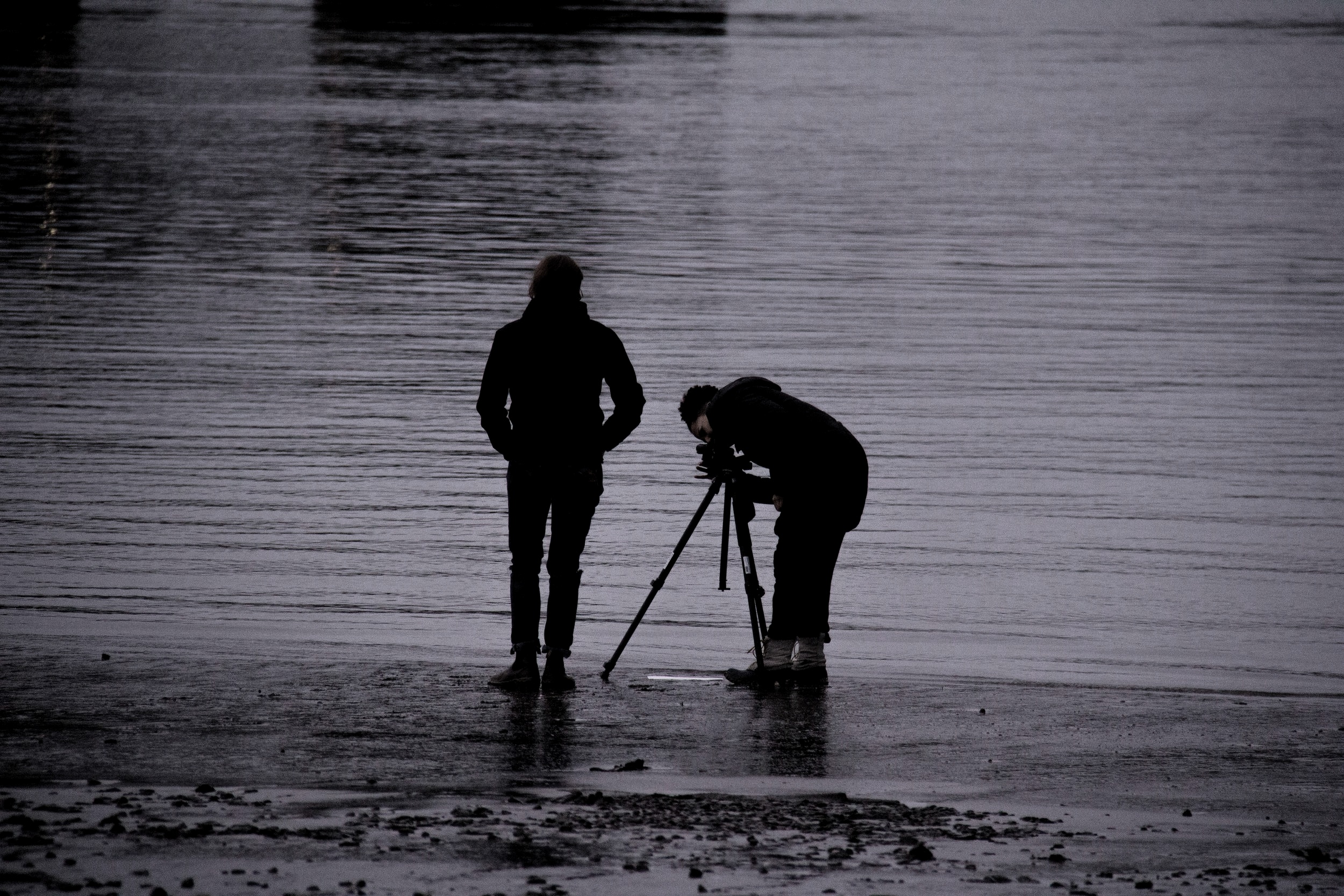 making the negative - photographing on location.