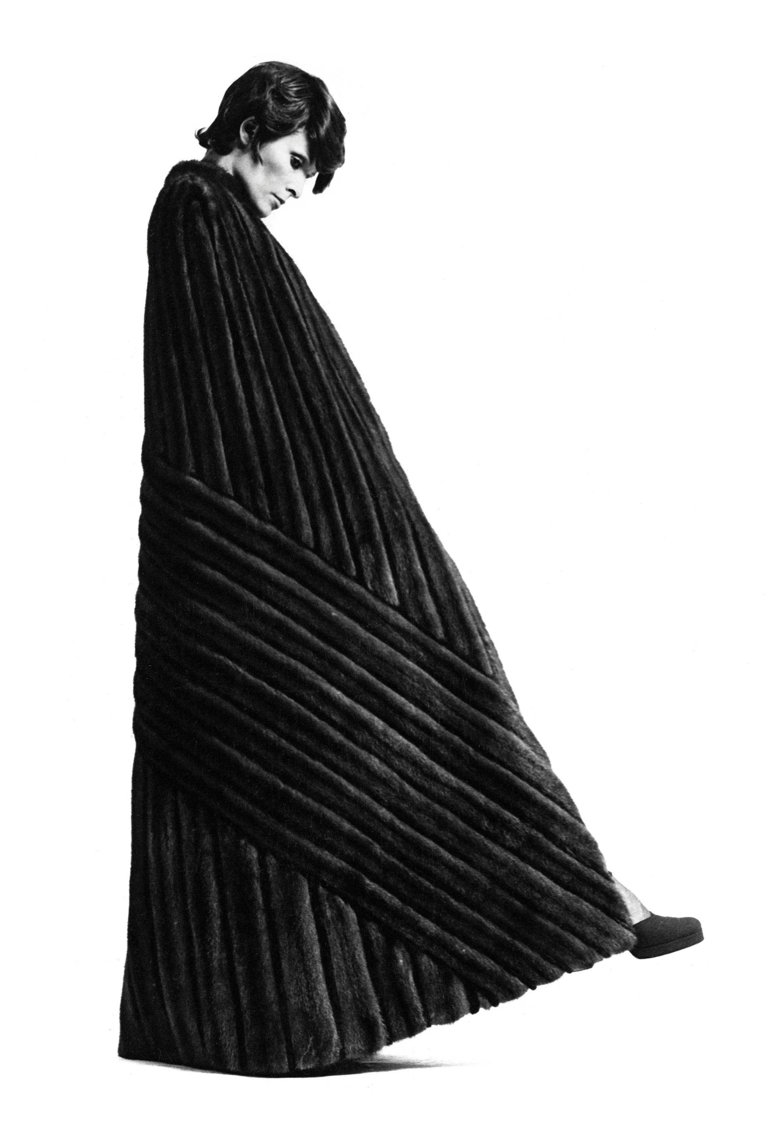 Final piece by Karl Lagerfeld for Fendi, fall/winter 1971/72