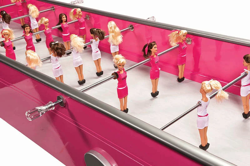 11. Chloé Ruchon's table football creation, Barbie Foot