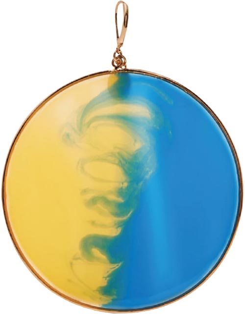 Gold-tone enamel earrings, <br>Missoni (net-a-porter.com)