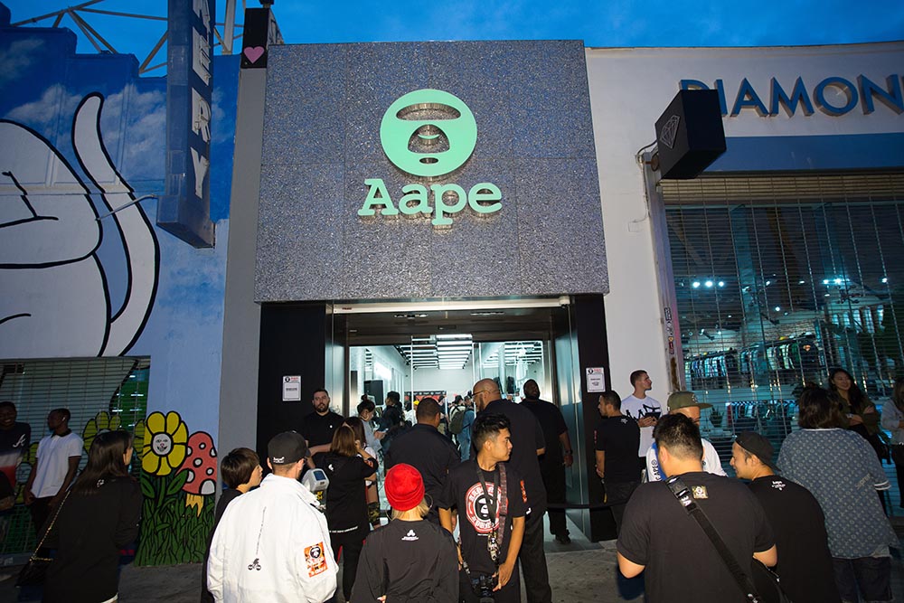 2017: AAPE by A BATHING APE® Store Opening in LA