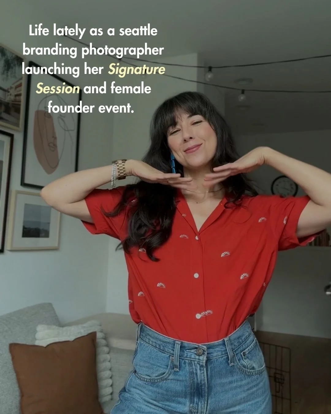 Life lately as a seattle branding photographer launching her Signature Session and female founder event.

Build a fresh library of content to use to market your business online that are chic, feel like you and have a creative edge. 

Waitlisters get 