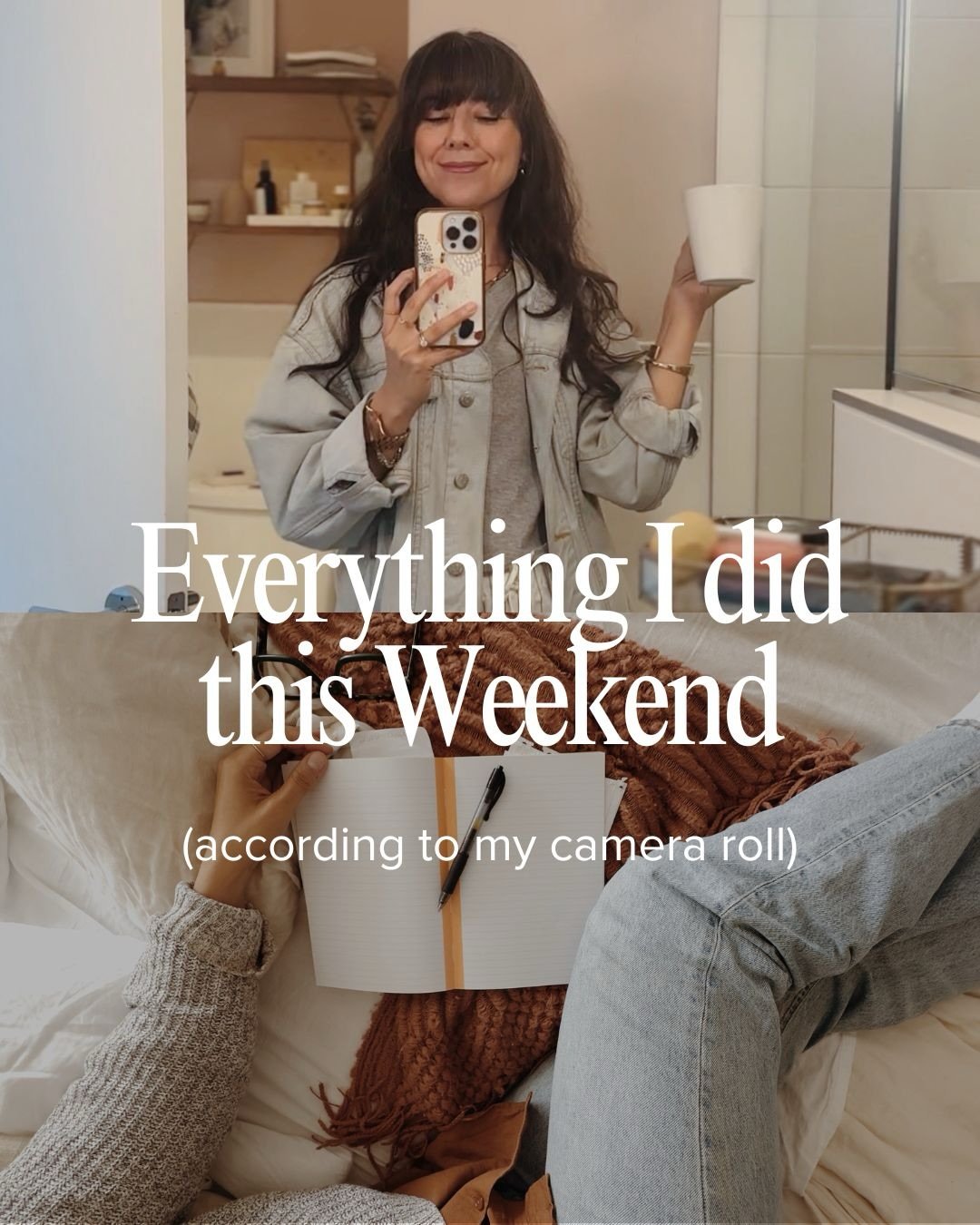 Everything I did this weekend according to my camera roll. 

Ever since my son turned 3, Zach and I feel this new shift in our day to day. Everything feels a little bit easier. We&rsquo;re able to breathe a little deeper and while we&rsquo;re still i
