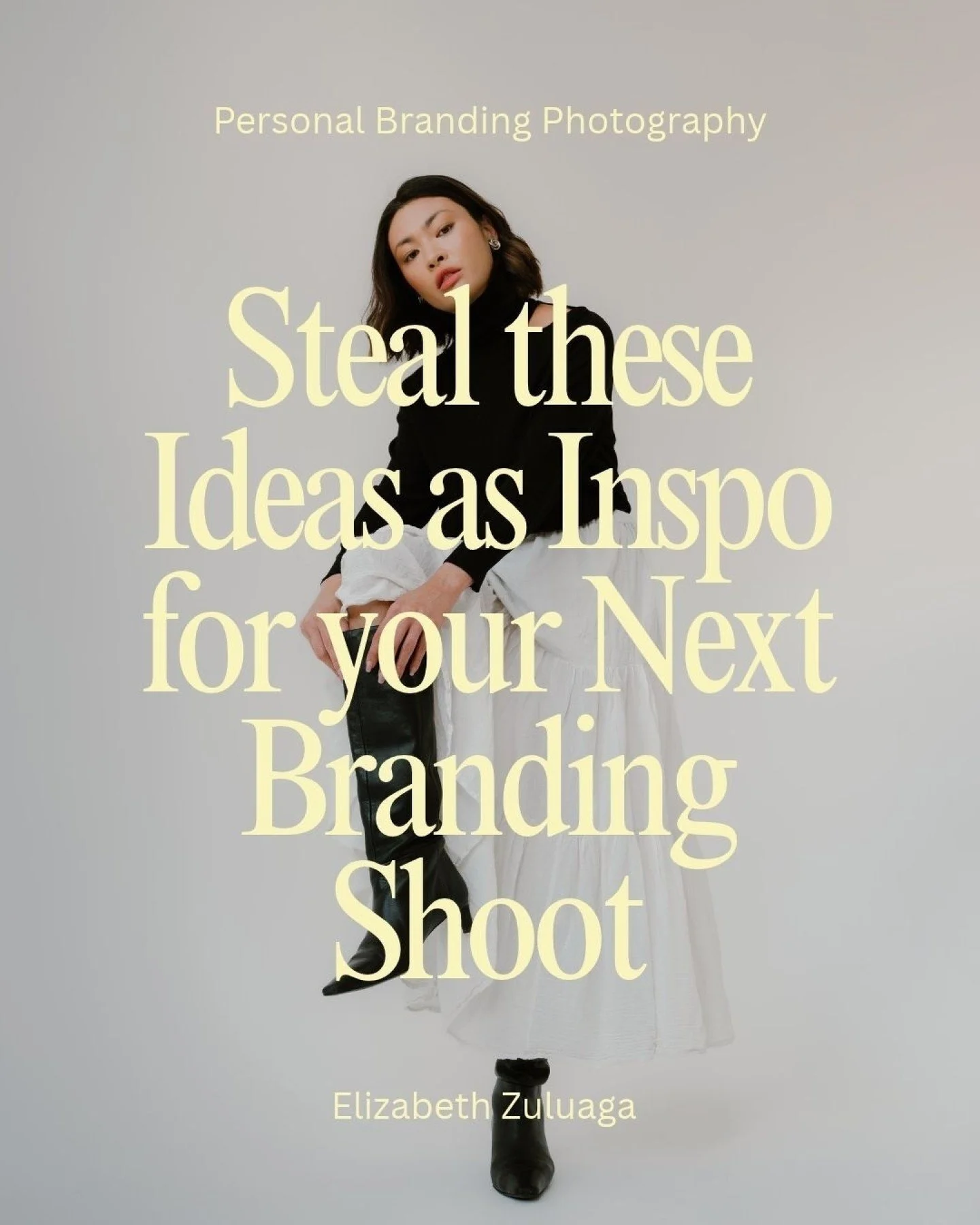 I set out 7 years ago to make branding photography less predictable and more fashion inspired. So now here we are with another round of inspiration for your next branding shoot! I can see every one of these shoots being built out  and developed and i